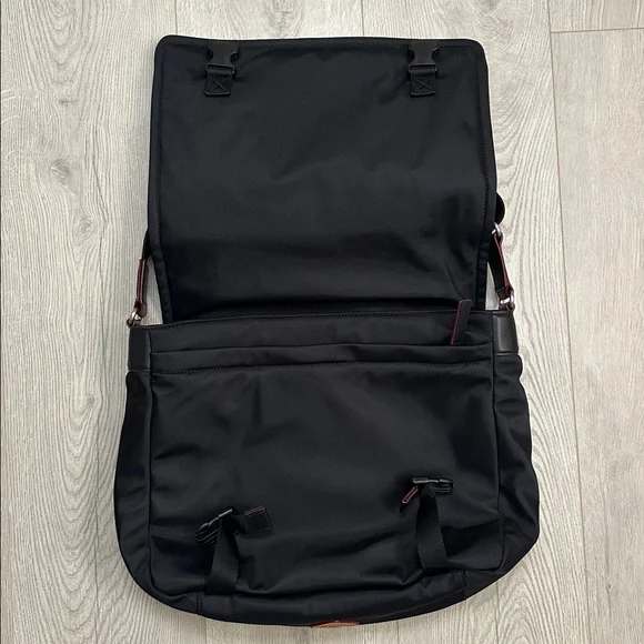NEW MZ WALLACE Bleecker Messenger bag black crossbody bag straps nylon